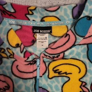 Joe Boxer Multicolor Duck Print Onesie NWOT